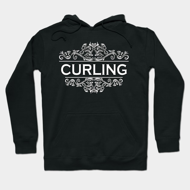 Sports Curling Hoodie by Shop Ovov